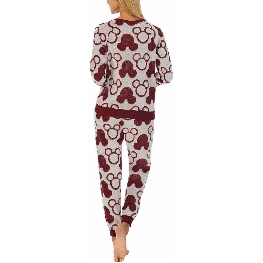 NEW Soft Fleece Sz XL (16/18) Comfy MICKEY MOUSE 2 Pc Pajama Lounge Set DISNEY - Picture 4 of 7